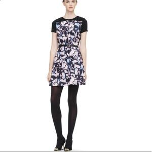 • Club Monaco • Charis Printed Mini Dress Black 00